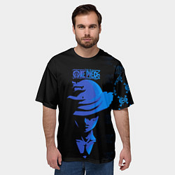 Футболка оверсайз мужская Манки Д Луффи One Piece, цвет: 3D-принт — фото 2