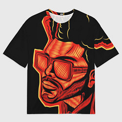 Футболка оверсайз мужская Большой Уикенд, цвет: 3D-принт