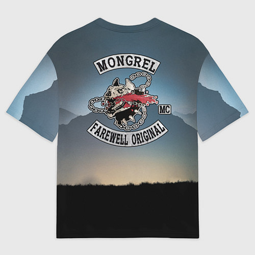 Мужская футболка оверсайз Days Gone / 3D-принт – фото 2