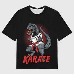 Мужская футболка оверсайз KARATE T-REX
