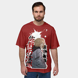Футболка оверсайз мужская Tokyo Revengers anime, цвет: 3D-принт — фото 2