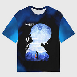 Мужская футболка оверсайз Винсмок Санджи One Piece