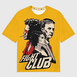 Футболка оверсайз мужская Бойцовский Клуб Три личности, цвет: 3D-принт