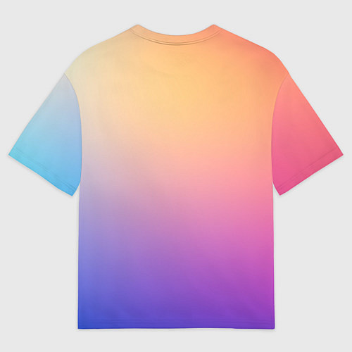 Мужская футболка оверсайз Hello summer / 3D-принт – фото 2