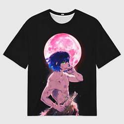 Мужская футболка оверсайз Иноске клинок рассекающий демонов арт