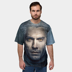 Футболка оверсайз мужская THE WITCHER ГЕРАЛЬТ ИЗ РИВИИ, цвет: 3D-принт — фото 2