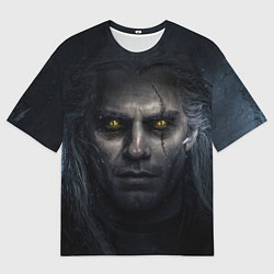 Футболка оверсайз мужская THE WITCHER ГЕРАЛЬТ GERALT, цвет: 3D-принт