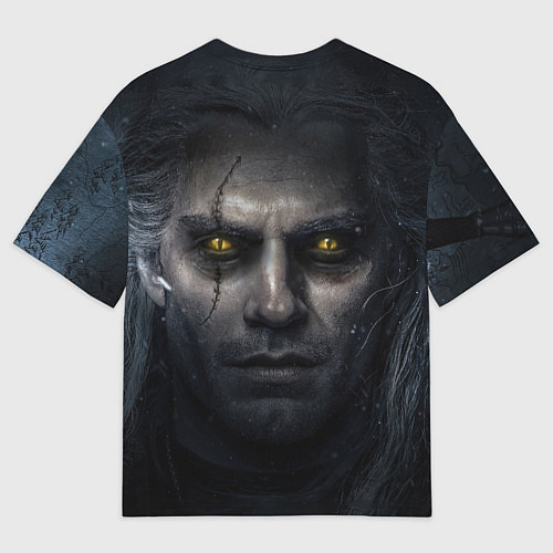 Мужская футболка оверсайз THE WITCHER ГЕРАЛЬТ GERALT / 3D-принт – фото 2