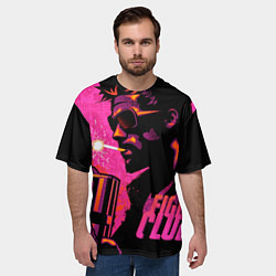 Футболка оверсайз мужская Тайлер Дёрден с динамитом, цвет: 3D-принт — фото 2