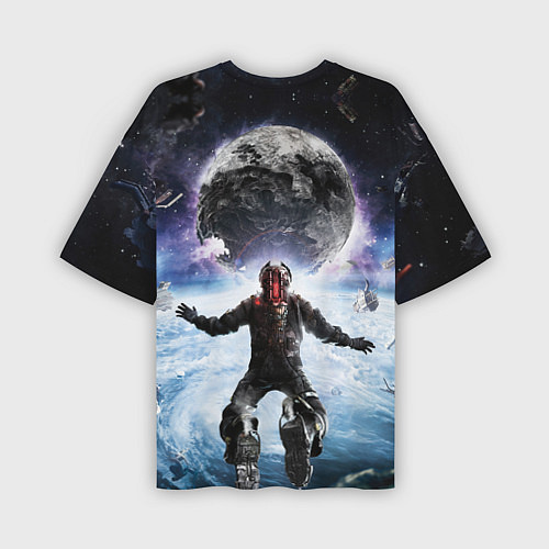 Мужская футболка оверсайз Айзек в мертвом космосе / 3D-принт – фото 2