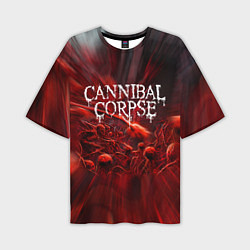 Мужская футболка оверсайз Blood Cannibal Corpse Труп Каннибала Z