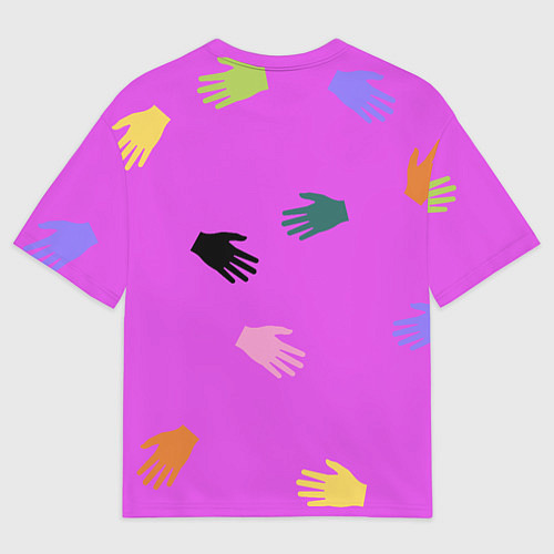 Мужская футболка оверсайз Всё в твоих руках / 3D-принт – фото 2