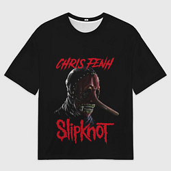 Мужская футболка оверсайз CHRIS FENH SLIPKNOT СЛИПКНОТ Z