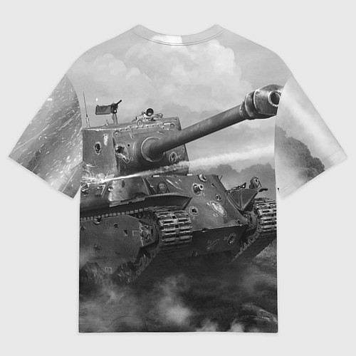 Мужская футболка оверсайз WAR THUNDER ВАР ТАНДЕР / 3D-принт – фото 2
