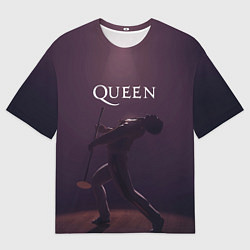 Футболка оверсайз мужская Freddie Mercury Queen Z, цвет: 3D-принт