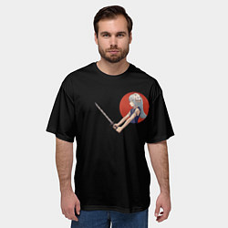 Футболка оверсайз мужская Римуру с Мечом, цвет: 3D-принт — фото 2