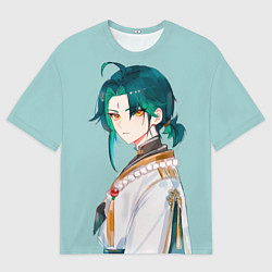 Футболка оверсайз мужская Xiao Genshin Impact, цвет: 3D-принт
