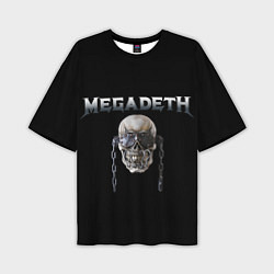 Мужская футболка оверсайз Megadeth