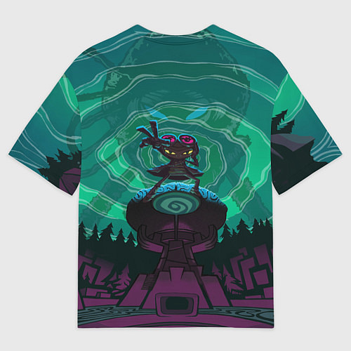 Мужская футболка оверсайз PsychoNauts 2 Рас / 3D-принт – фото 2