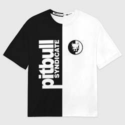 Мужская футболка оверсайз PITBULL SYNDICATE ПИТБУЛЬ