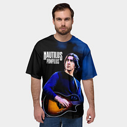 Футболка оверсайз мужская Вячеслав Бутусов Nautilus Pompilius, цвет: 3D-принт — фото 2