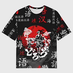 Мужская футболка оверсайз ДОРОРО DORORO АНИМЕ