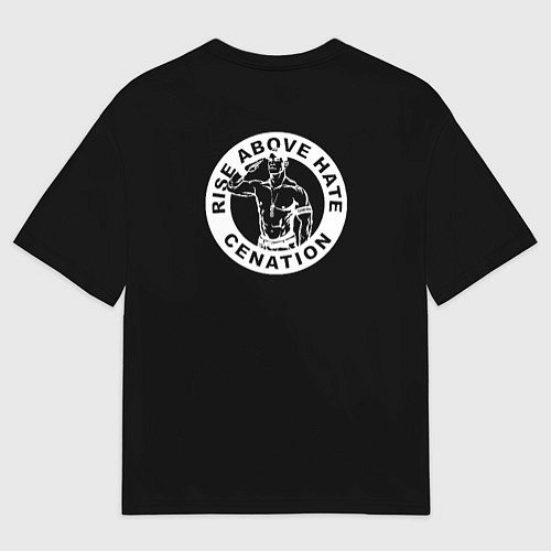 Мужская футболка оверсайз Never give up / 3D-принт – фото 2