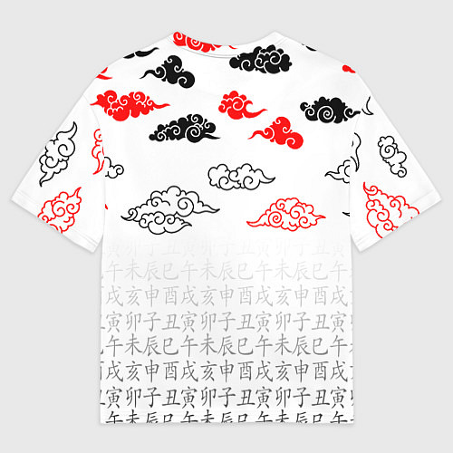 Мужская футболка оверсайз ДОРОРО DORORO ХЯККИМАРУ / 3D-принт – фото 2