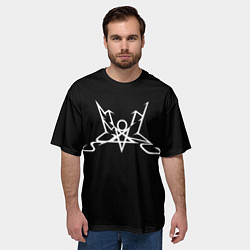 Футболка оверсайз мужская Summoning, цвет: 3D-принт — фото 2