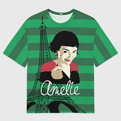 Футболка оверсайз мужская Amelie, цвет: 3D-принт