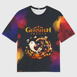 Футболка оверсайз мужская Genshin Impact Геншин Импакт Z, цвет: 3D-принт