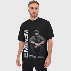 Футболка оверсайз мужская EMINEM, цвет: 3D-принт — фото 2