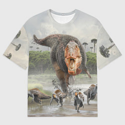 Мужская футболка оверсайз Т-Рекс Динозавр Dino Z