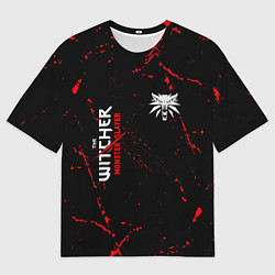 Футболка оверсайз мужская The Witcher Monster Slayer - Grunge, цвет: 3D-принт