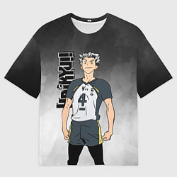 Футболка оверсайз мужская Котаро Бокуто Bokuto Kotaro, цвет: 3D-принт
