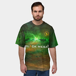 Футболка оверсайз мужская BLACK MESA HALF-LIFE Z, цвет: 3D-принт — фото 2