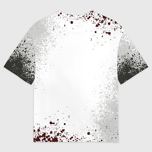 Мужская футболка оверсайз Ghost of Tsushim Призрак Цусима Z / 3D-принт – фото 2