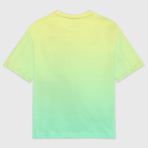 Мужская футболка оверсайз Корзинка фруктов, персонажи / 3D-принт – фото 2