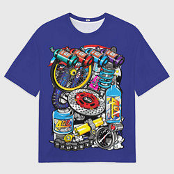 Мужская футболка оверсайз Gas Garage