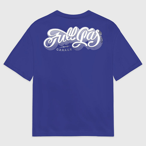 Мужская футболка оверсайз Gas Garage / 3D-принт – фото 2