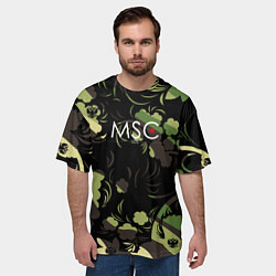 Футболка оверсайз мужская Russia Камуфляж New 202223, цвет: 3D-принт — фото 2