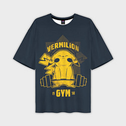 Мужская футболка оверсайз Vermilion gym