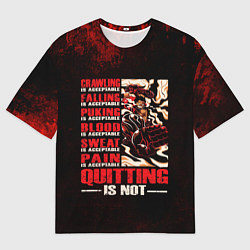 Футболка оверсайз мужская Агрессия Луффи One Piece, цвет: 3D-принт