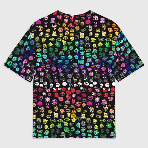 Мужская футболка оверсайз ПЕРСОНАЖИ ИГРЫ FNF / 3D-принт – фото 2