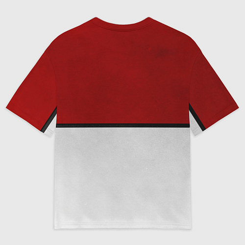 Мужская футболка оверсайз Покебол / 3D-принт – фото 2