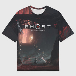 Мужская футболка оверсайз Samurai Ghost of Tsushima Z