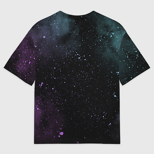 Мужская футболка оверсайз Румиру, Шуна и Шион, / 3D-принт – фото 2