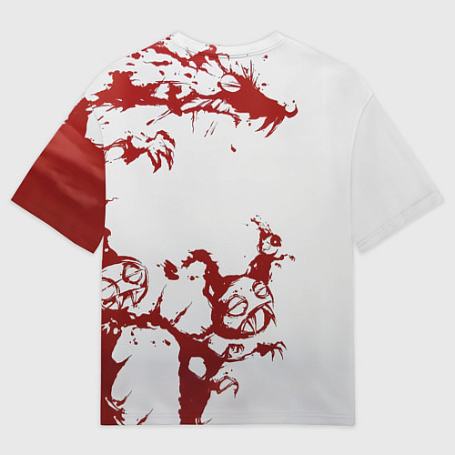 Мужская футболка оверсайз Агата Кристи Второй фронт / 3D-принт – фото 2