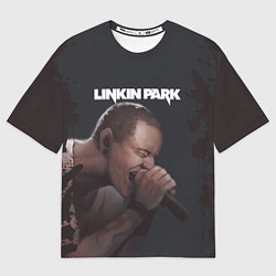 Футболка оверсайз мужская LINKIN PARK ЛИНКИН ПАРК Z, цвет: 3D-принт