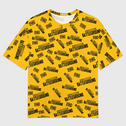 Футболка оверсайз мужская PUBG ПАБГ, цвет: 3D-принт